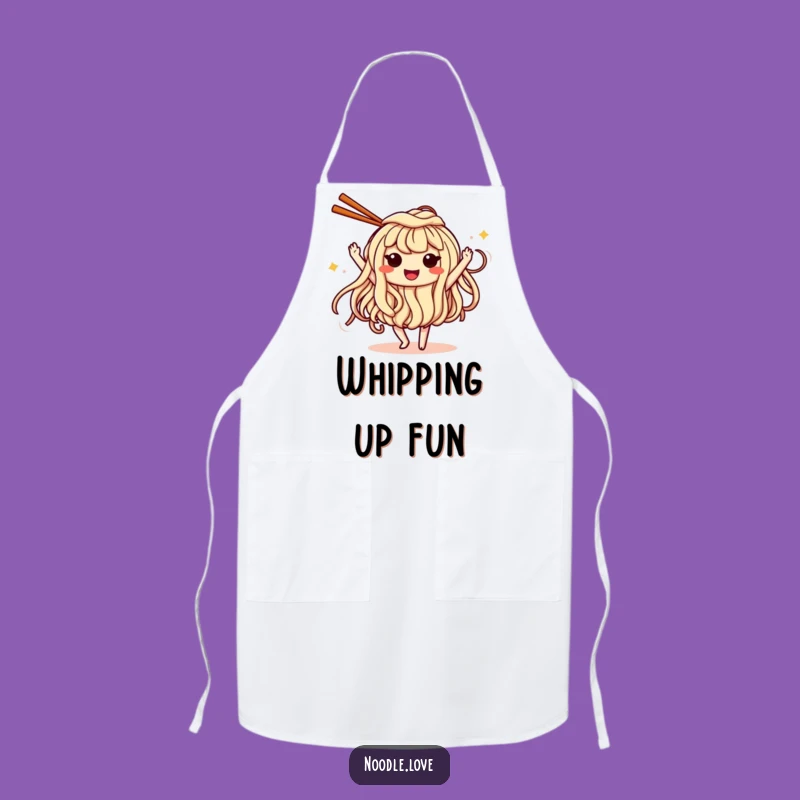 Funny Dancing Noodle Apron - Hilarious Kitchen Wear for Foodie Performers