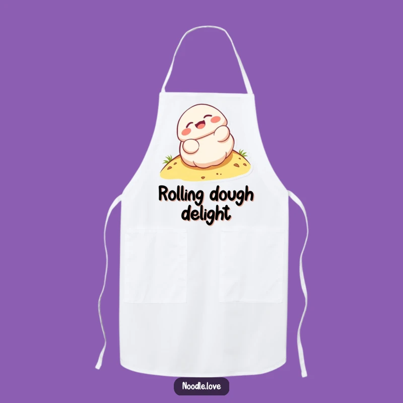 Funny Kawaii Dumpling Rolling Apron - Kitchen Humorous Gift