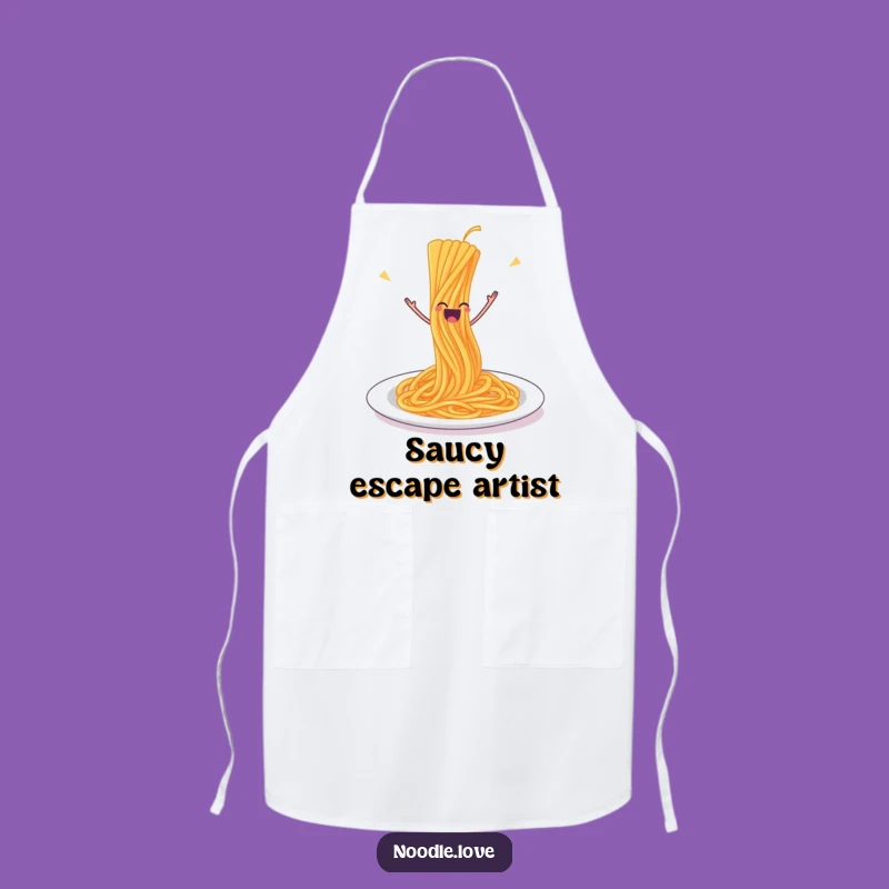 Funny Spaghetti Chef Apron: Hilarious Culinary Leap Gift