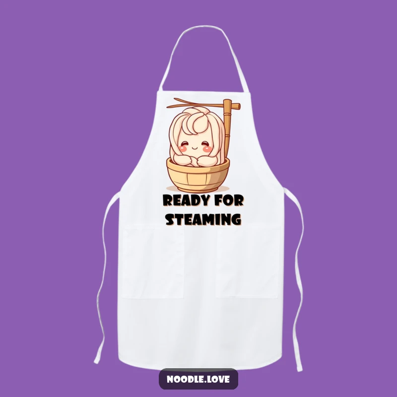 Funny Udon Noodle Steamer Hug Apron: Chef-Worthy & Hilarious Kitchen Gear