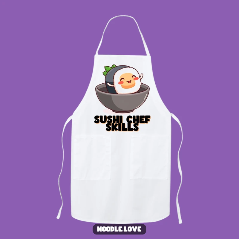 Funny Sushi Leap Apron - Kitchen Fun & Joyful Cooking Gift