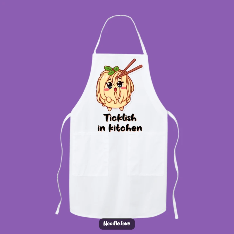 Funny Tickled Noodle Apron - Kitchen Pranks for Pasta Lovers, Perfect Funny Gift