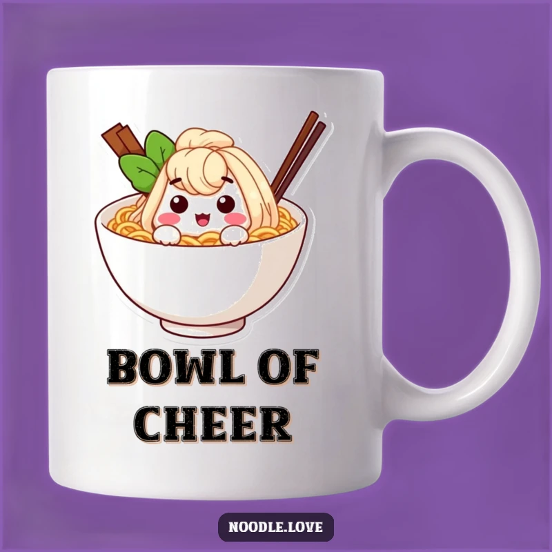 Funny Ramen Noodle Wink Mug: A Hilarious Noodle Gift for Soup Lovers