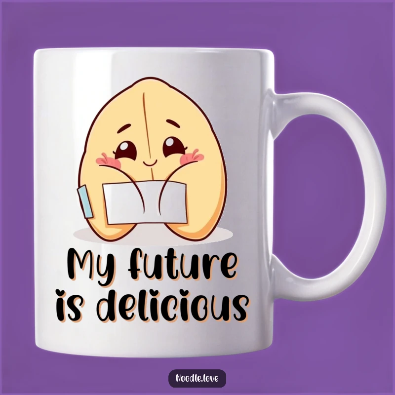 Funny Fortune Cookie Mug: Winking & Grinning Cookie - Hilarious Gift