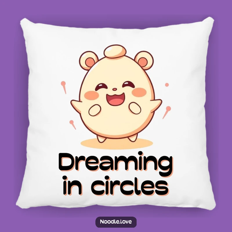 Funny Dizzy Bao Bun Pillow: Cozy Swirls of Fun - Funny Gift
