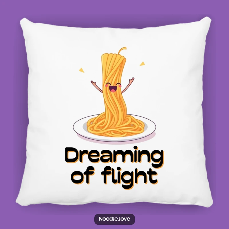 Funny Spaghetti Joy Pillow: Cozy and Hilarious Foodie Comfort Gift