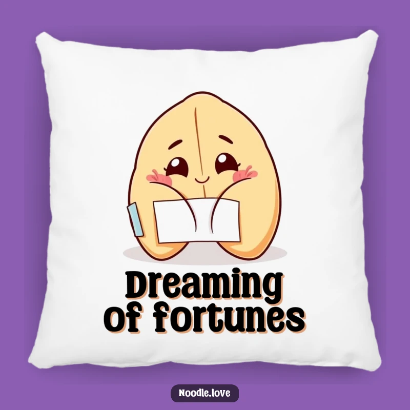 Funny Fortune Cookie Pillow: Cozy Smiles Guaranteed - Funny Gift