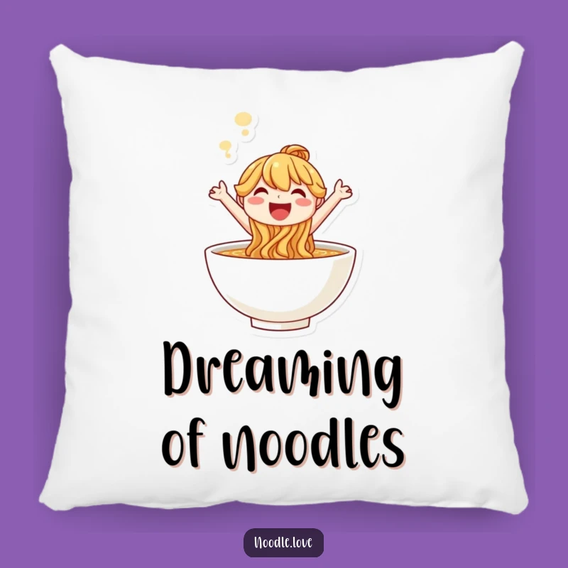 Funny Noodle Leap Pillow: Cozy Joyful Accent Pillow, Awesome Funny Gift