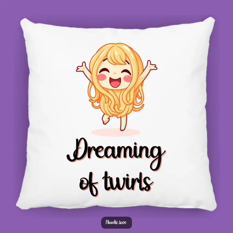 Funny Noodle Pillow - Happy Dancing Comfort Cushion