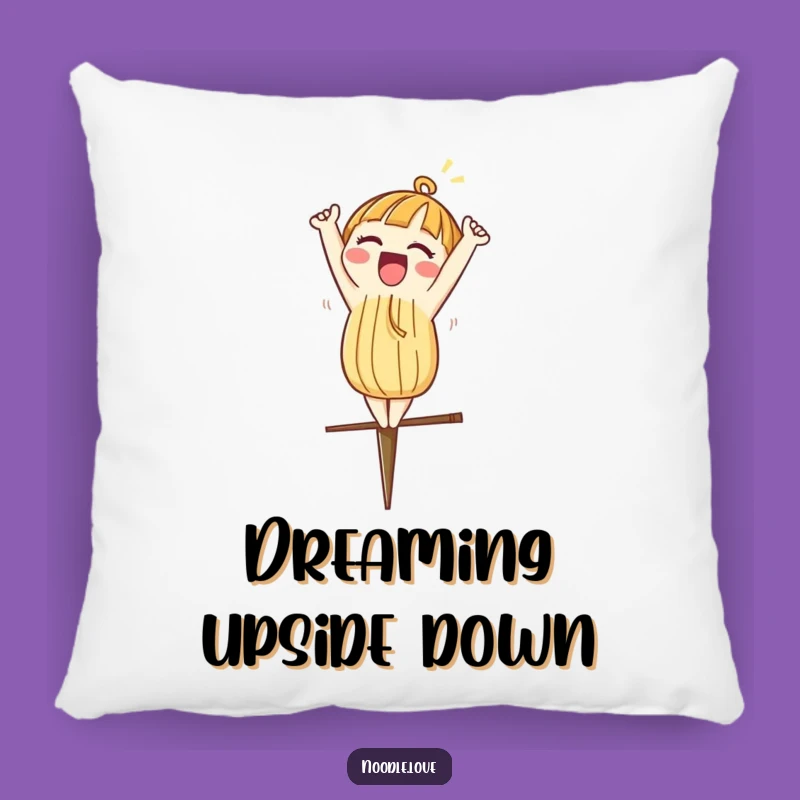 Funny Noodle Pillow - Excited Headstand Comfort