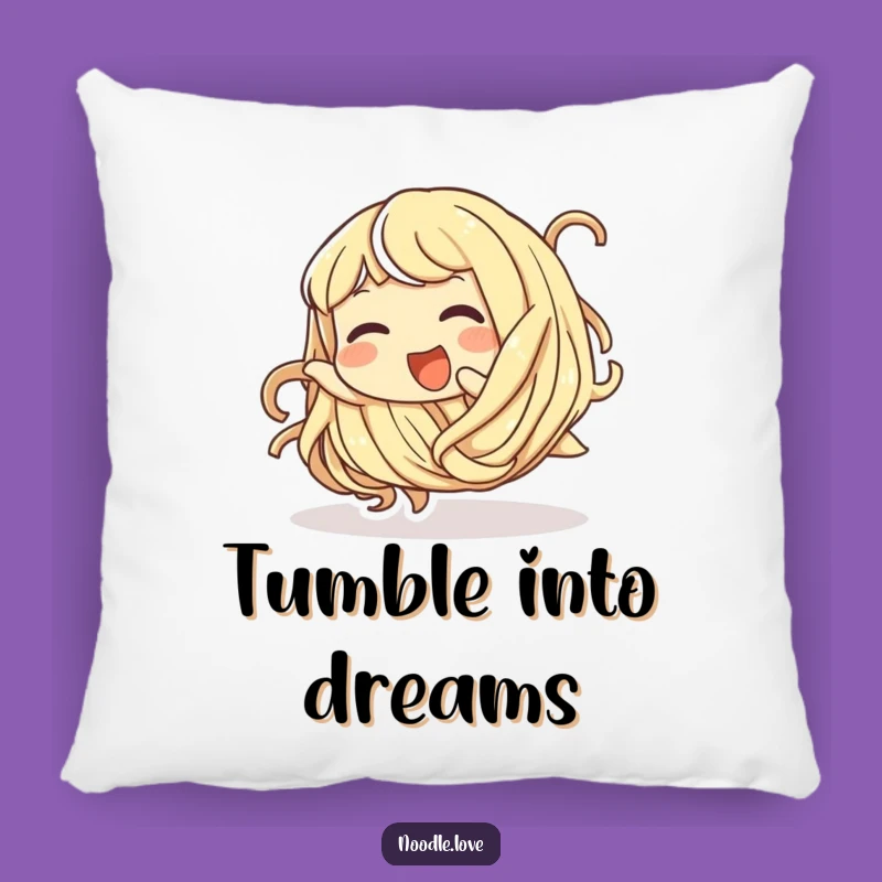Funny Noodle Pillow - Giggling Tumbling Comfort