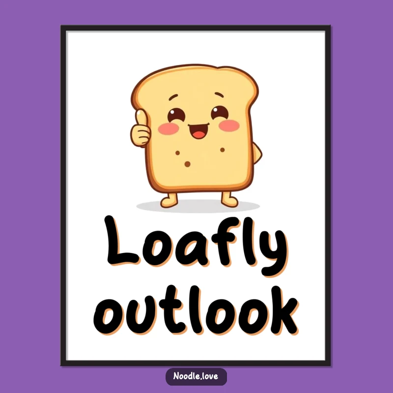 Funny Thumbs-Up Bread Digital Art - Instant Positive Vibes!