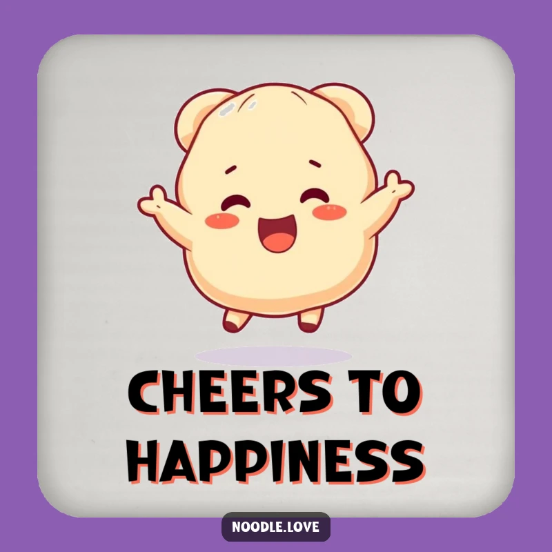 Funny Dumpling Coasters: Bouncing Protection, Perfect Funny Gift for Joyful Tables!