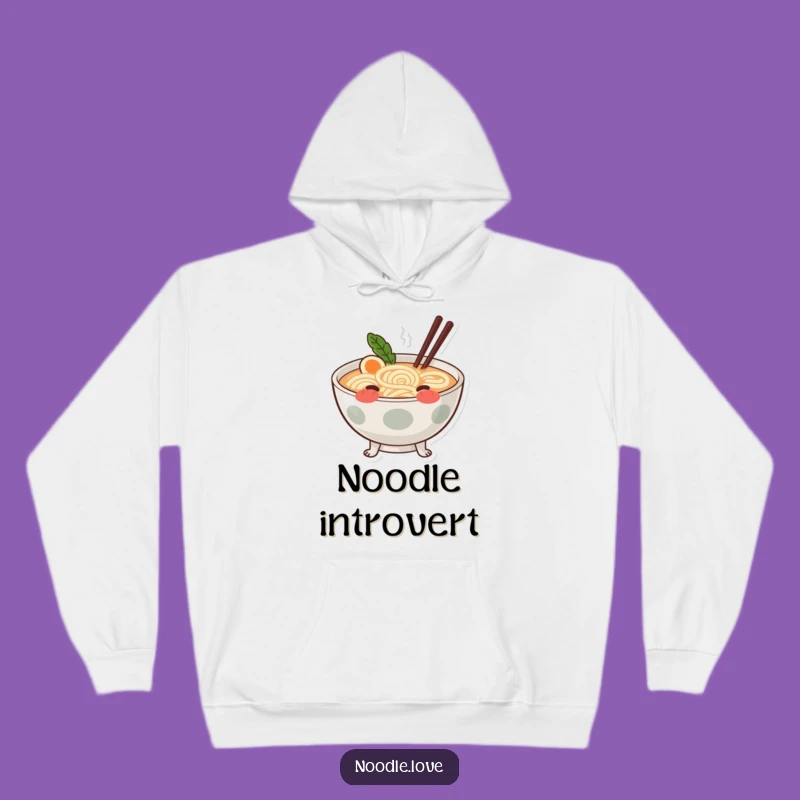 Cozy Funny Blushing Ramen Hoodie - The Ultimate Humorous Gift!