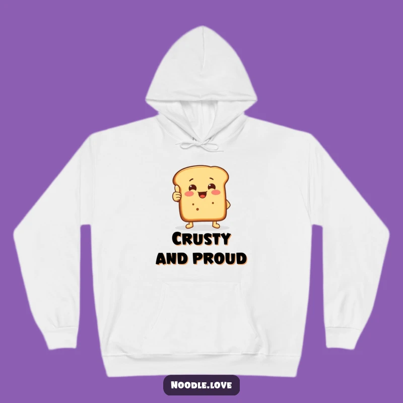 Cozy Funny Bread Thumbs-Up Hoodie - Perfect Humorous Gift!