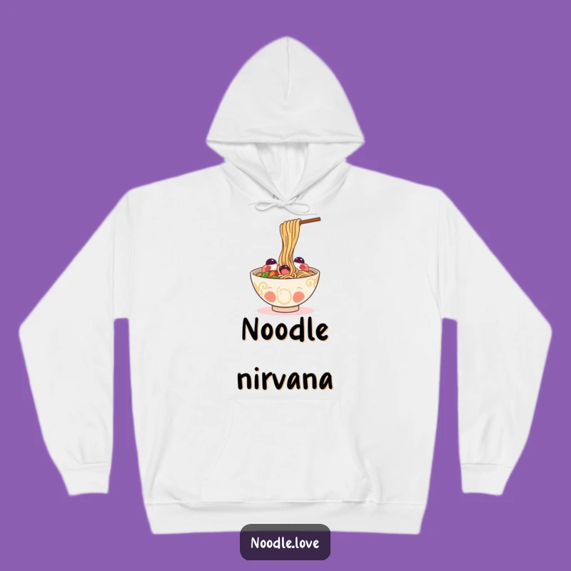 Cozy Funny Ramen Self-Slurp Hoodie - Warm and Hilarious Comfort