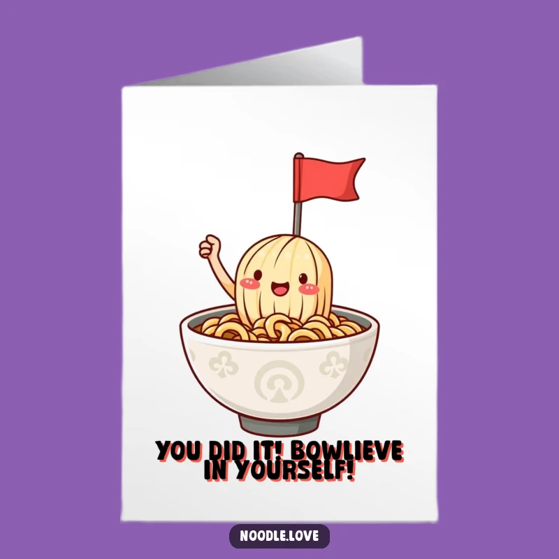 Free Printable Congrats Ramen Card: Funny Noodle Celebration Downloadable Gift