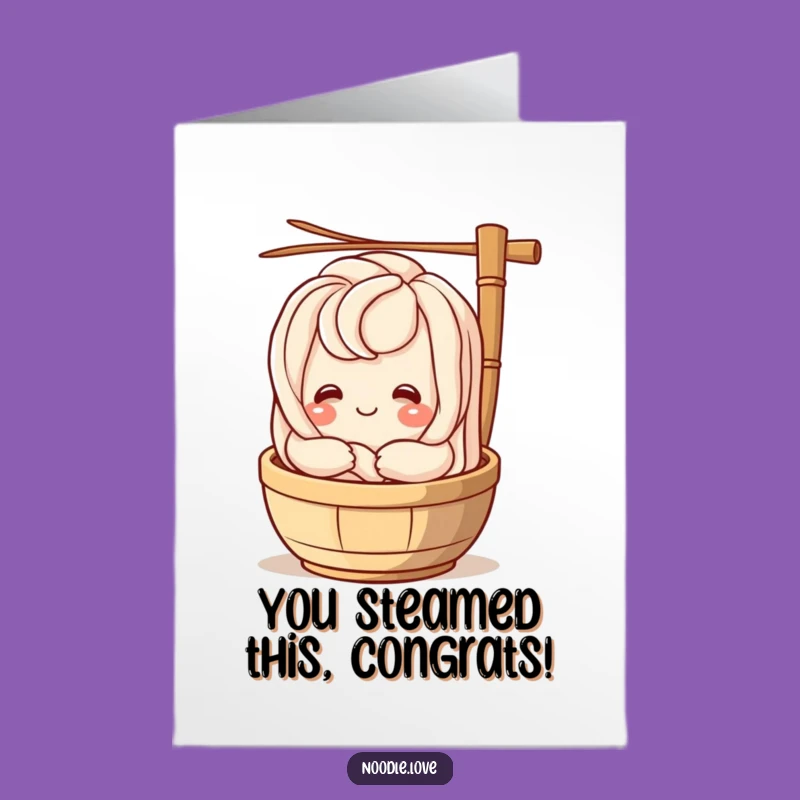 Udon Noodle Congratulations Card: Free Printable Steamy Success for Your Amazing Achievements