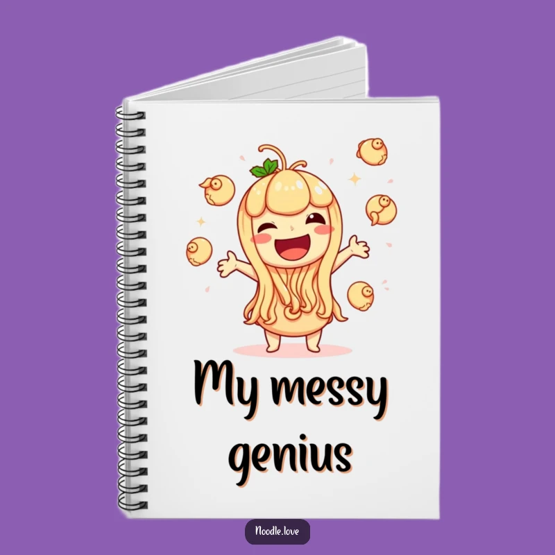 Funny Noodle Juggler Notebook: Jot Down Joy, Hilarious Cover, Perfect Gift