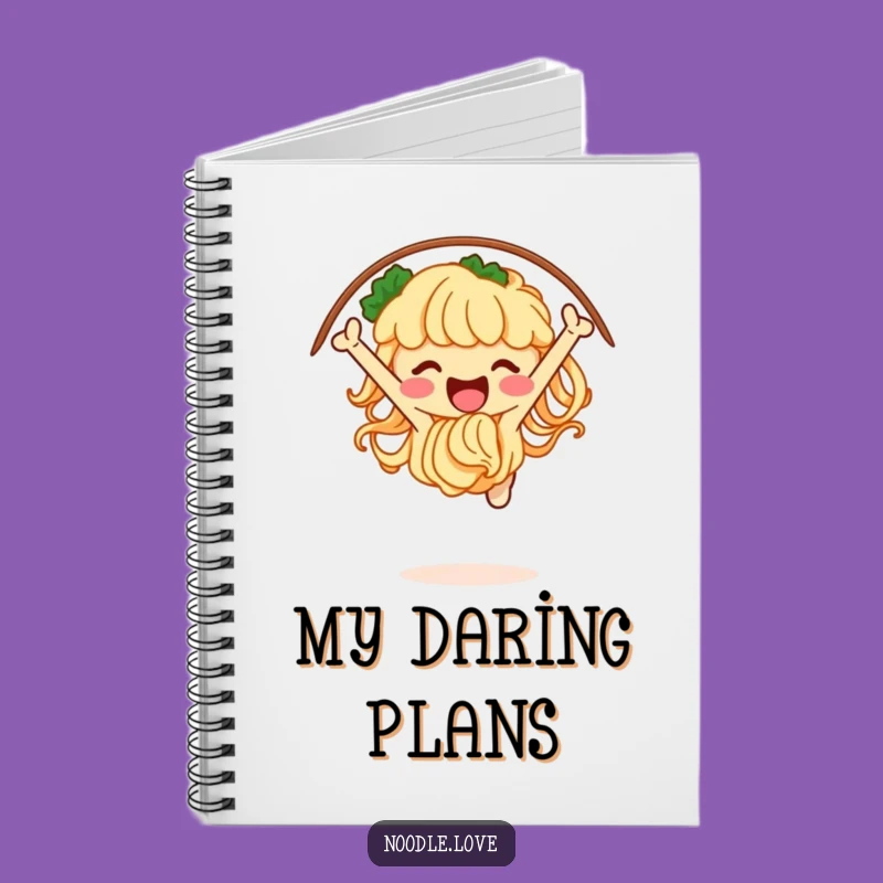 Funny Noodle Jumper Notebook: Jot Down Ideas with Energetic Flair