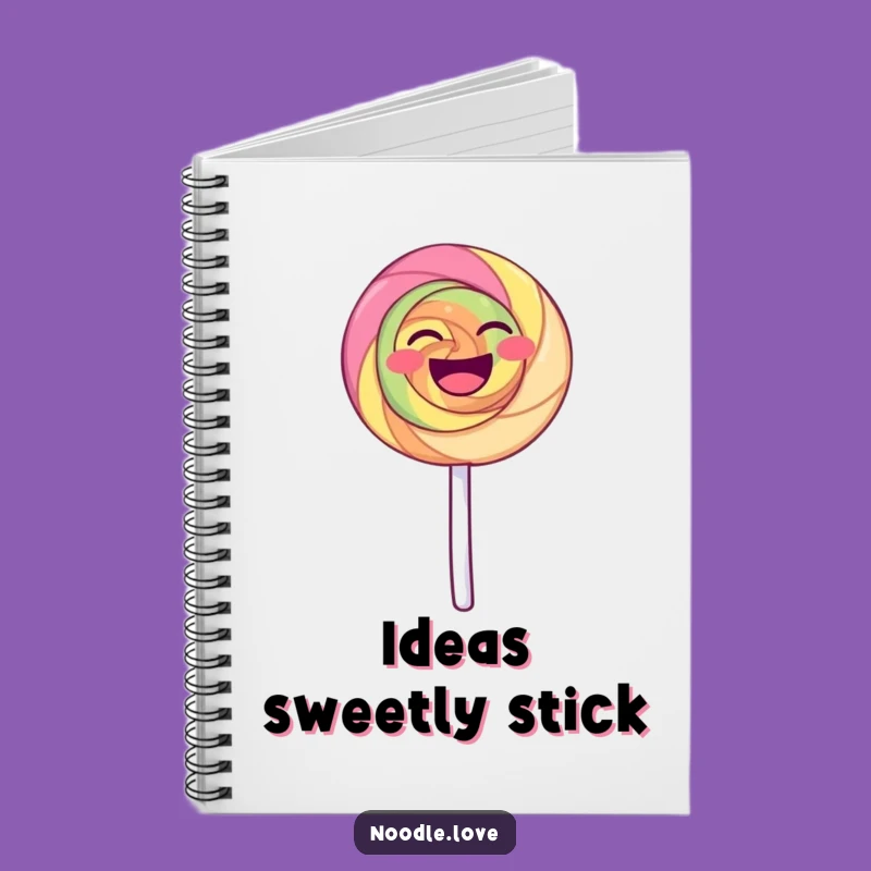 Funny Laughing Lollipop Notebook: Jot Down Sweet Ideas - Funny Gift