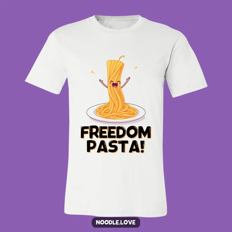 Funny Jumping Spaghetti T-Shirt: Hilarious Foodie Freedom Tee Gift