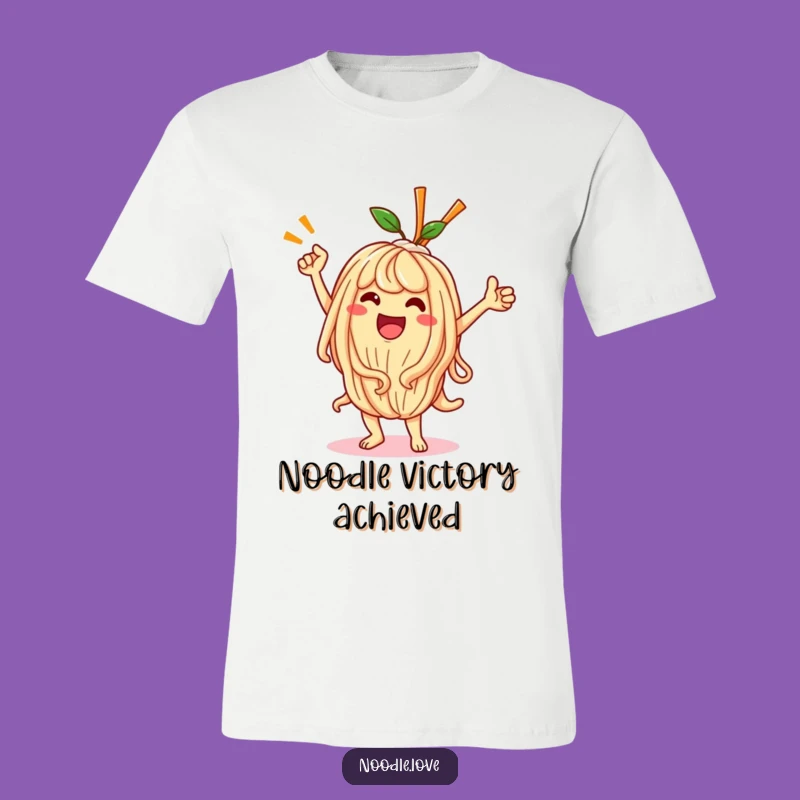 Funny Kawaii Noodle Victory Dance T-Shirt - Hilarious Humorous Tee Gift Idea