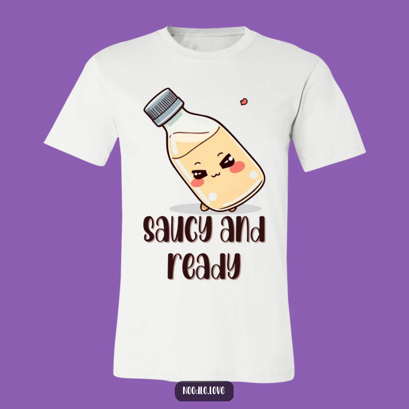 Funny Shoyu Bottle T-Shirt - Playful Foodie Tee, Great Funny Gift