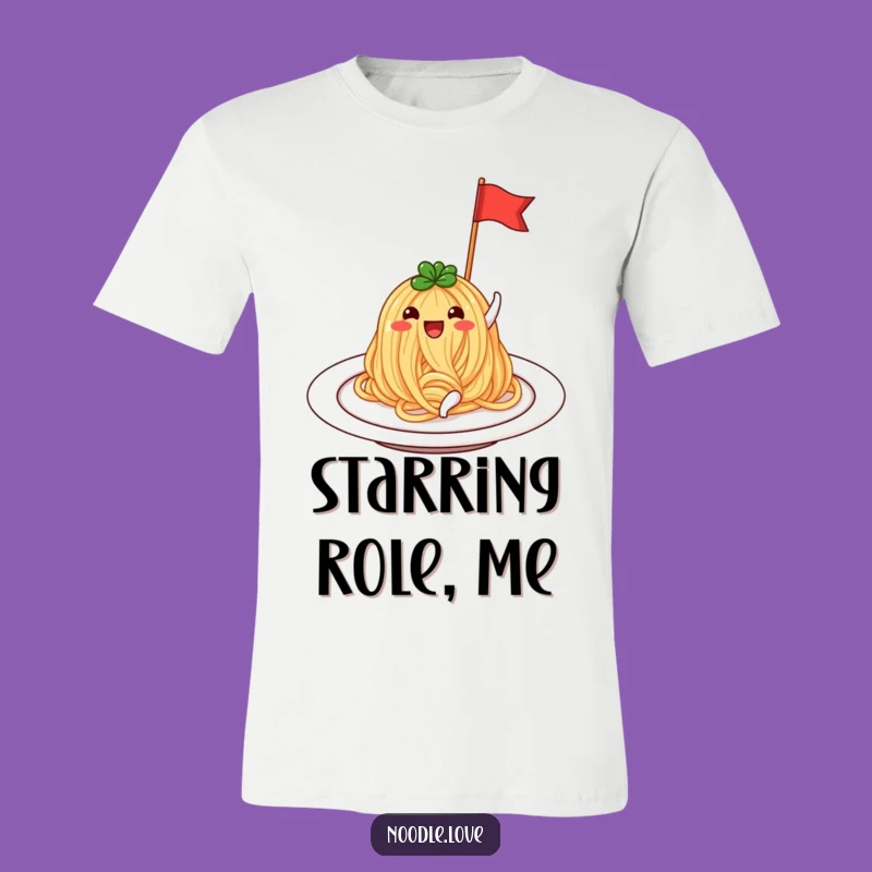 Funny Noodle Victory Lap T-Shirt: Hilarious Food Celebration Tee Gift