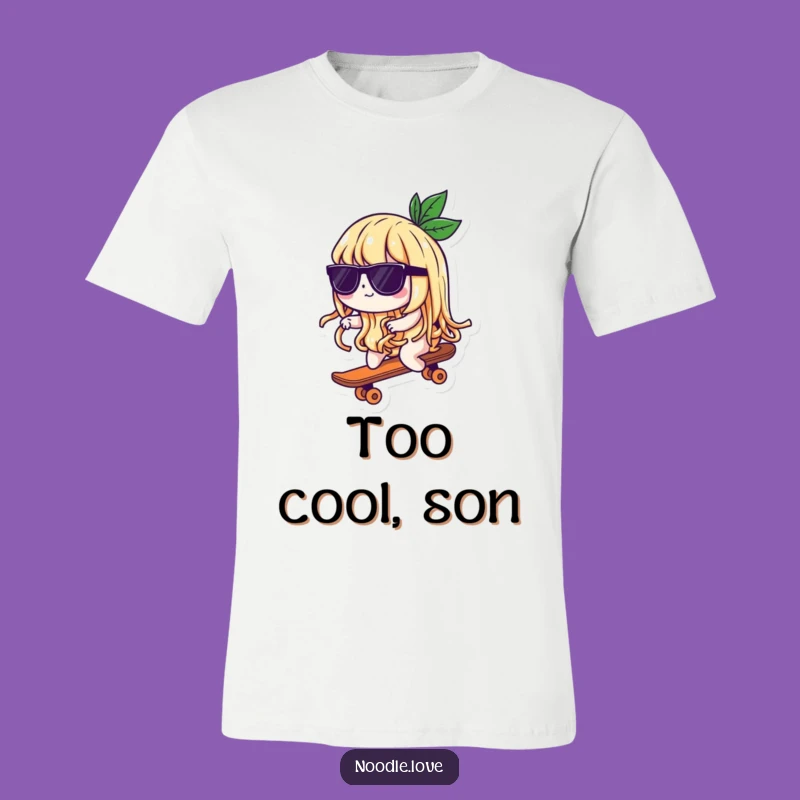 Funny Noodle Skater T-Shirt: Hilarious Character, Cool Design, Awesome Gift
