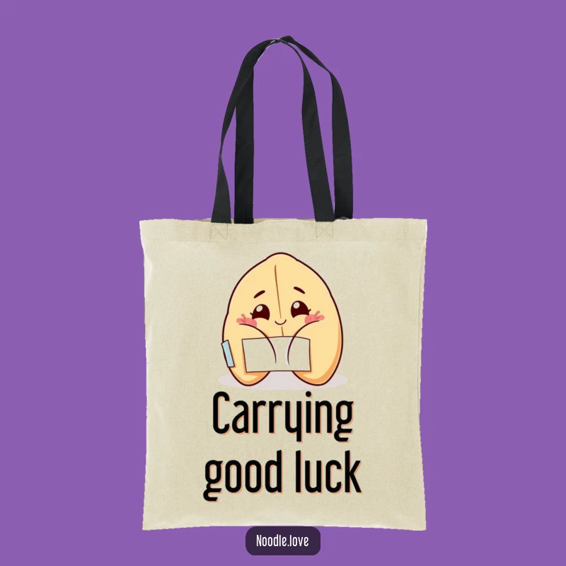 Funny Fortune Cookie Tote Bag: Carry Good Vibes - Funny Gift