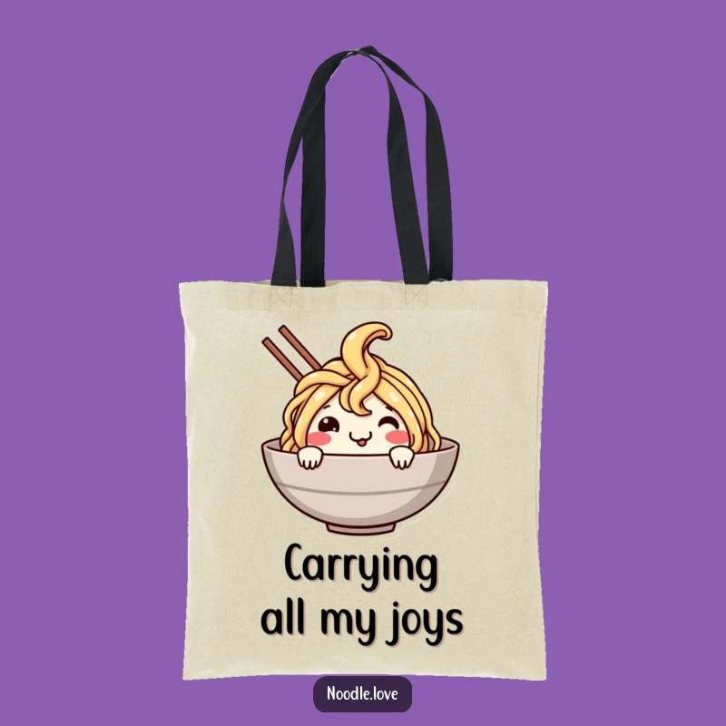 Funny Noodle Dive Tote Bag: Carry Your Essentials with Cheerful Flavor!
