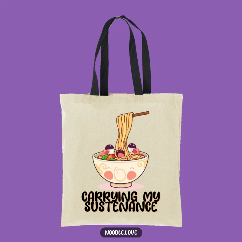 Funny Ramen Self-Slurp Tote Bag – Carry Your Noodle Obsession