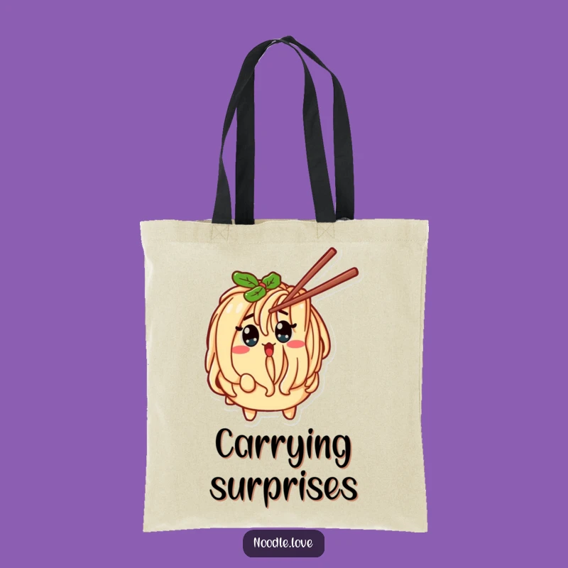 Funny Tickled Noodle Tote Bag - Carry Your Comedy, Perfect Funny Gift
