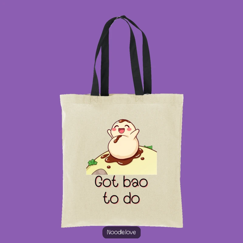 Funny Dumpling Tote Bag: Delighted Soy Sauce Roller for Your Everyday Haul!