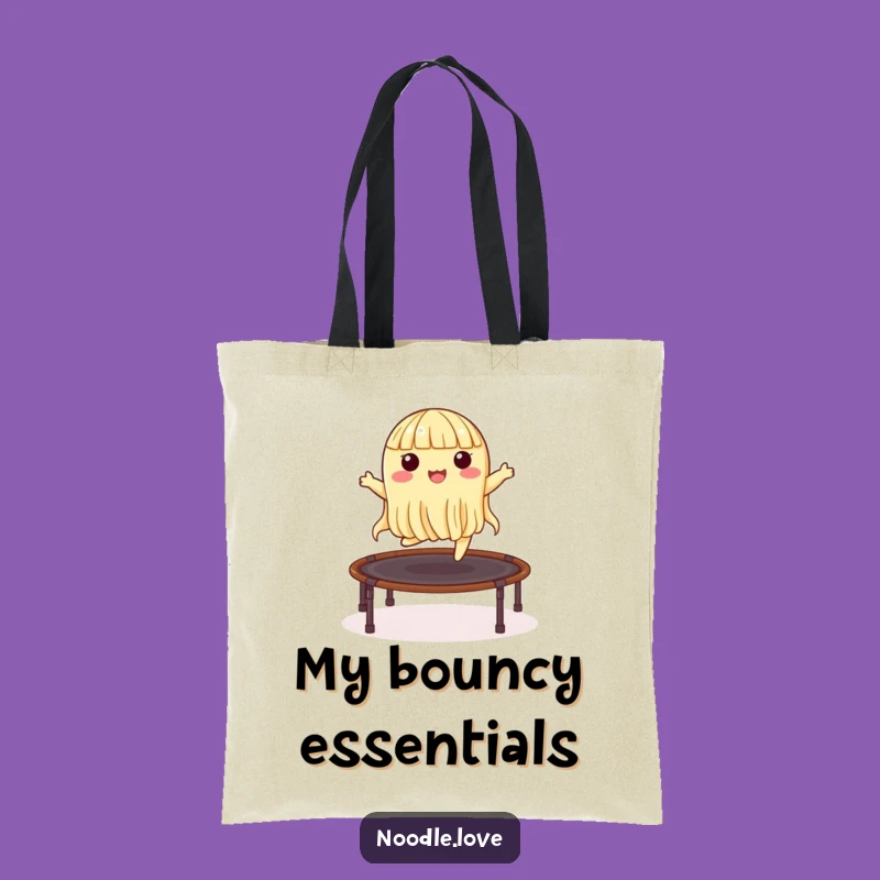 Funny Noodle Trampoline Tote: Nori Fun Carry-All Bag Gift